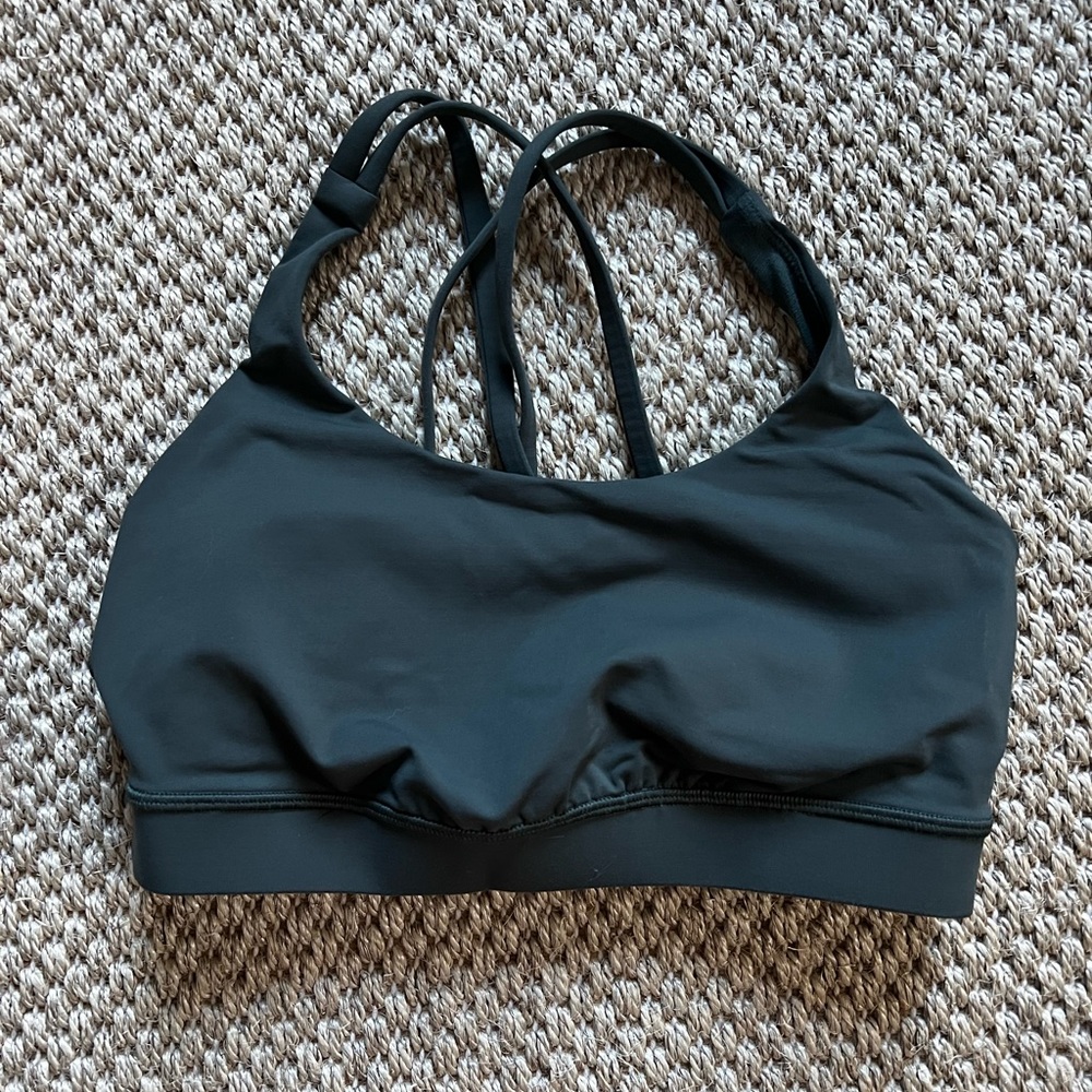 Green Lululemon Energy Bra